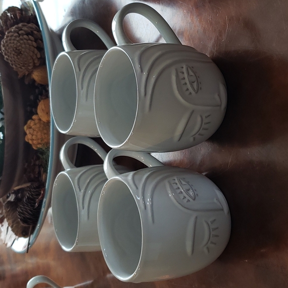 Starbucks 2013 Mug Siren Winking Mermaid 14 Oz Mug Bone China Gray 3 D - Picture 5 of 5